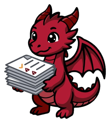 BOMHort mascot on dark